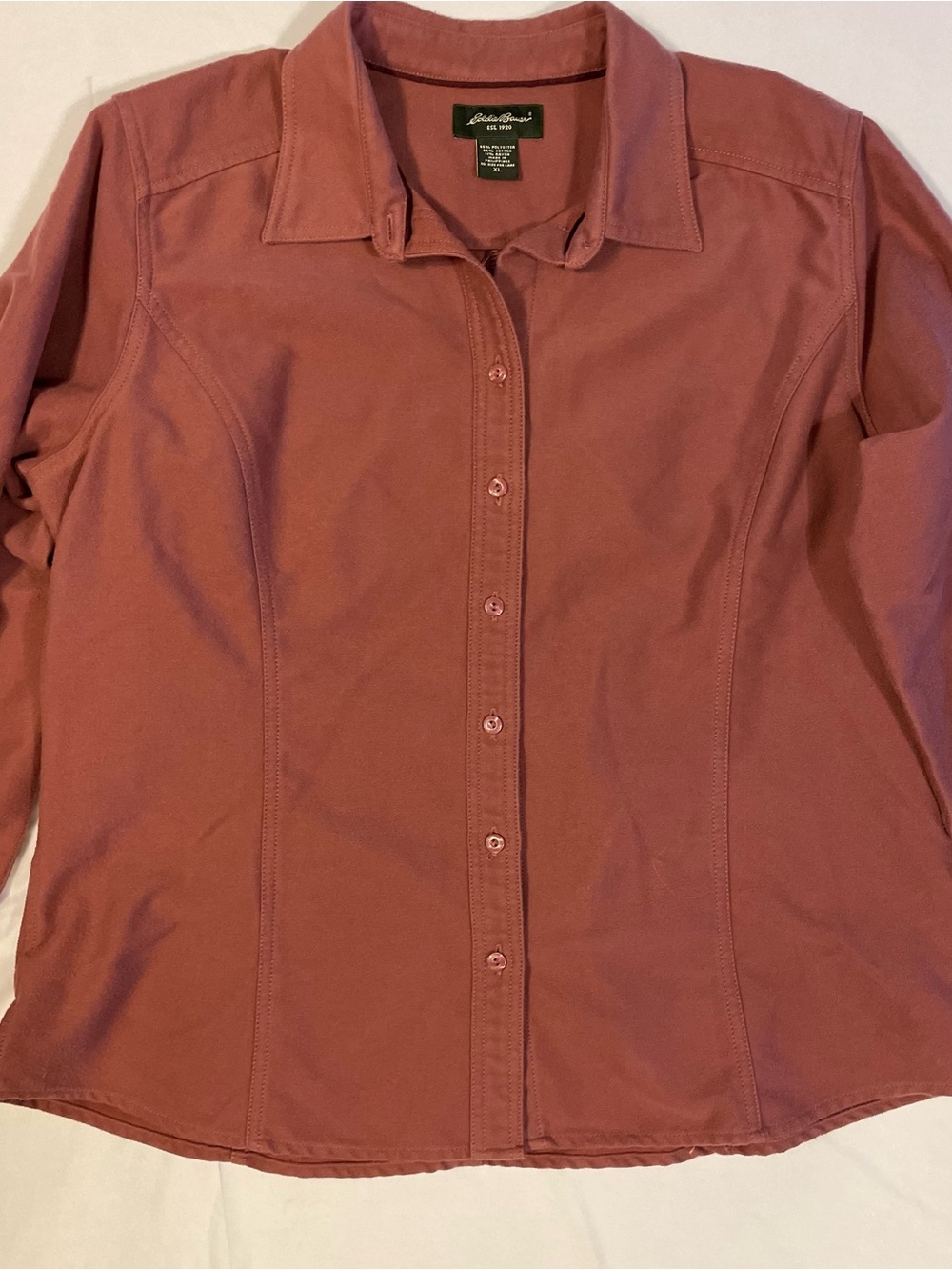 Eddie Bauer Women's Button-Down Shirt in Rosewood